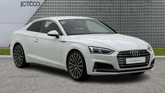 Glacier white, metallic Used 2018 Audi A5 S-Line Coupe | £16,771 (Fair price)