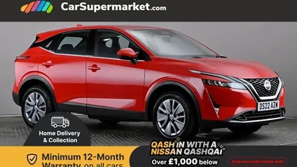 Red Used 2022 Nissan Qashqai Visia SUV | £13,897 (Good price)