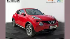 Flame red Used 2018 Nissan Juke Tekna SUV | £10,795 (Fair price)