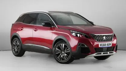 Used Peugeot 3008 GT-line 131 HP (96 kW) 2019 Red SUV