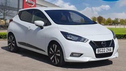 Used Nissan Micra S 92 HP (67 kW) 2022 White Hatchback