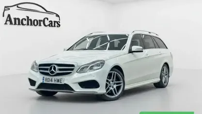 Używany Mercedes E300 AMG 204 KM (150 kW) 2014 Biały Kombi