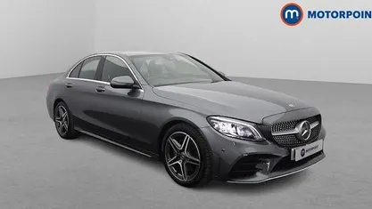 Begagnad Mercedes C200 AMG line 160 HK (117 kW) 2019 Grå Sedan