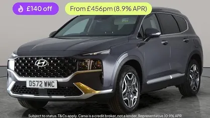 Blue Used 2023 Hyundai Santa Fe Ultimate SUV | £29,112 (Fair price)