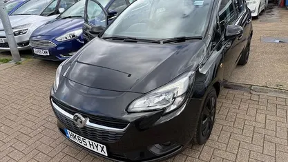 Used Vauxhall Corsa Design Edition 90 HP (66 kW) 2016 Black Hatchback