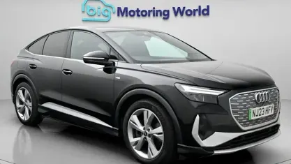 Begagnad Audi Q4 Sportback e-tron S-Line 150 kW (204 HK) 2023 Svart SUV