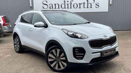 Używany Kia Sportage 116 KM (85 kW) 2017 Biały SUV
