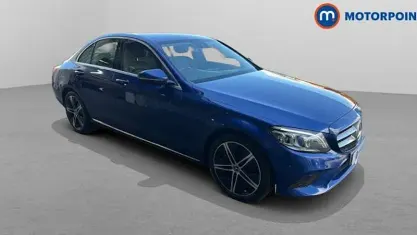 Used Mercedes C200 Premium 184 HP (135 kW) 2019 Blue Sedan