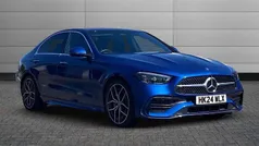 Blue Used 2024 Mercedes C300e AMG Line Premium Plus Sedan | £41,350 (Fair price)