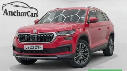 Used Skoda Kodiaq SE L Executive 150 HP (110 kW) 2022 Red SUV