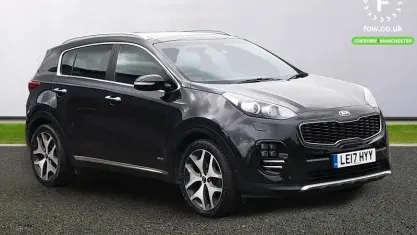 Begagnad Kia Sportage GT-Line S 185 HK (136 kW) 2017 Svart SUV