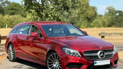 Used Mercedes CLS220 AMG line 177 HP (130 kW) 2015 Red Coupe