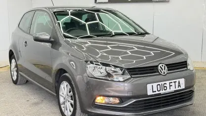 Used VW Polo Match 90 HP (66 kW) 2016 Grey Hatchback