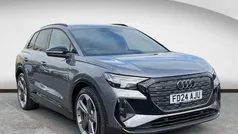 Grey Used 2024 Audi Q4 e-tron Black Edition SUV | £36,590 (Fair price)