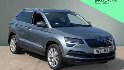 Begagnad Skoda Karoq SE L 150 HK (110 kW) 2021 Grå SUV