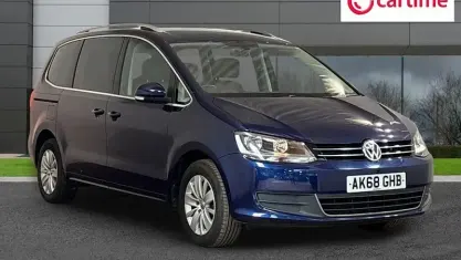 Used VW Sharan SE 150 HP (110 kW) 2018 Blue MPV