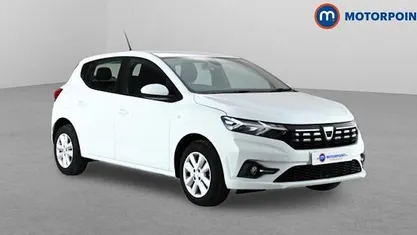 Begagnad Dacia Sandero Comfort 91 HK (66 kW) 2022 Vit Halvkombi