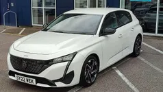 White Used 2022 Peugeot 308 Allure Premium Hatchback | £17,495 (Fair price)