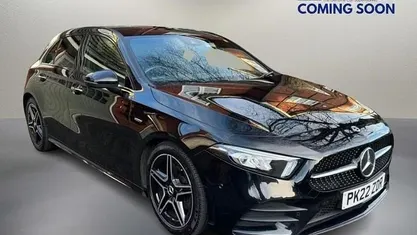 Black Used 2022 Mercedes A180 AMG line Hatchback | £18,250 (Fair price)