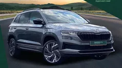 Graphite grey metallic Used 2024 Skoda Karoq SportLine SUV | £25,900 (Fair price)