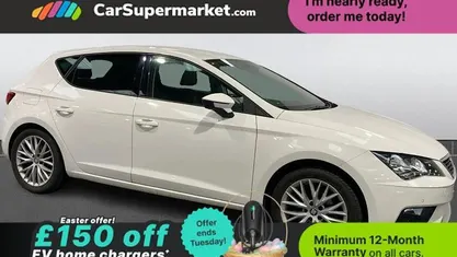 Used Seat Leon SE Dynamic 116 HP (85 kW) 2020 White Hatchback