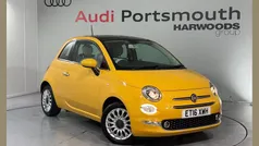 Yellow Used 2016 Fiat 500 Lounge Hatchback | £9,140 (Fair price)
