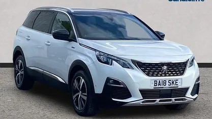 Begagnad Peugeot 5008 GT-line 131 HK (96 kW) 2020 Vit SUV