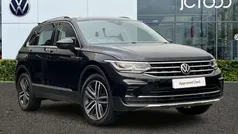 Black Used 2021 VW Tiguan Elegance SUV | £19,500 (Good price)
