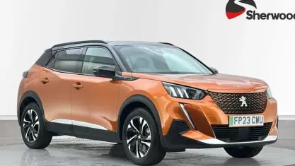 Used Peugeot e-2008 GTi 100 kW (136 HP) 2023 Orange SUV