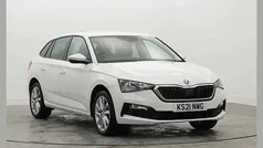 Candy white Used 2021 Skoda Scala SE L Hatchback | £13,995 (Fair price)