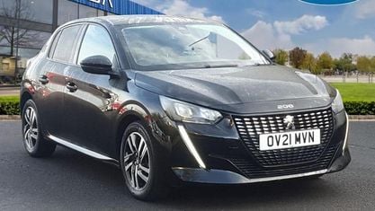 Begagnad Peugeot 208 Allure 102 HK (75 kW) 2021 Svart Halvkombi