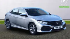 Silver Used 2019 Honda Civic SE Hatchback | £11,899 (Fair price)