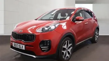 Used Kia Sportage GT-Line 136 HP (100 kW) 2017 Red SUV