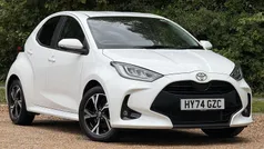 Pure white Used 2024 Toyota Yaris Hybrid Design Hatchback | £19,759 (Good price)