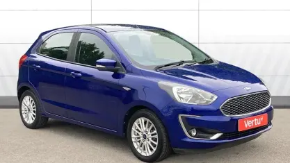 Used Ford Ka Plus Zetec 86 HP (63 kW) 2019 Blue Hatchback