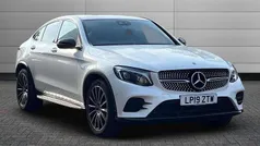 White Used 2019 Mercedes GLC250 AMG Line Premium Plus Coupe | £23,590 (Fair price)