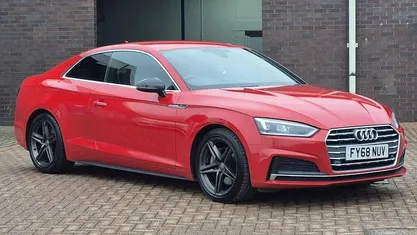 Used Audi A5 S-Line 190 HP (139 kW) 2018 Red Coupe