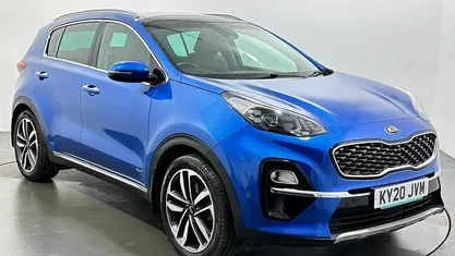 Used Kia Sportage 136 HP (100 kW) 2020 Blue SUV