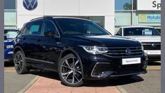 Black Used 2021 VW Tiguan R-line SUV | £23,495 (Fair price)