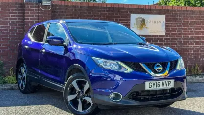 Used Nissan Qashqai N-Connecta 116 HP (85 kW) 2016 Blue SUV