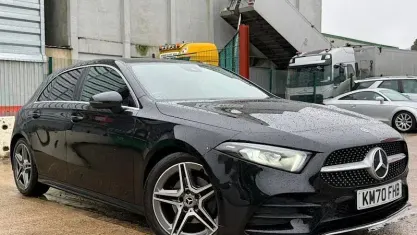 Begagnad Mercedes A200 Executive 150 HK (110 kW) 2021 Svart Halvkombi