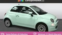 Green Used 2019 Fiat 500 Lounge Hatchback | £7,497 (Fair price)