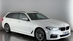 White Used 2019 BMW 520 M Sport Estate | £22,400 (Fair price)
