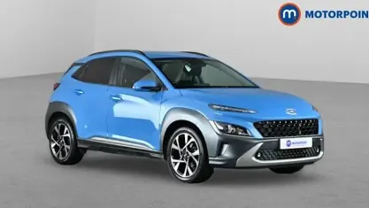 Used Hyundai Kona Premium 120 HP (88 kW) 2021 Blue SUV