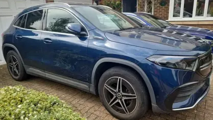 Used Mercedes EQA250 AMG line 139 kW (190 HP) 2022 Blue SUV