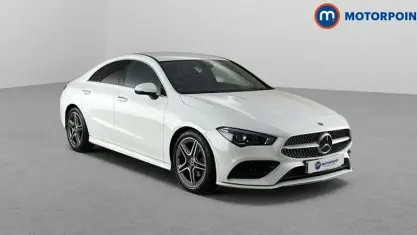 Used Mercedes CLA180 AMG line 136 HP (100 kW) 2022 White Coupe
