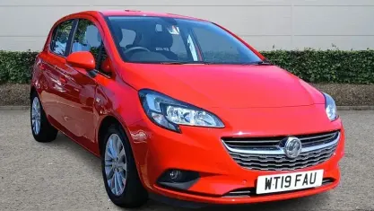 Used Vauxhall Corsa 90 HP (66 kW) 2019 Red Hatchback
