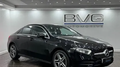 Used Mercedes A250 AMG line 218 HP (160 kW) 2020 Black Sedan
