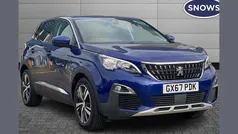 Blue Used 2017 Peugeot 3008 Allure SUV | £8,995 (Fair price)