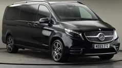 Black Used 2023 Mercedes V220 AMG line MPV | £57,450 (Fair price)